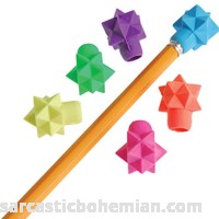 US Toy Assorted Color 3D Star Design Pencil Toppers Lot of 48 B013FA0VHI